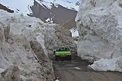 Avalanche in Nesa Rural District, March 2011