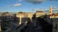 The Foch avenue as seen from the Porte du Peyrou