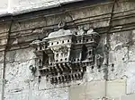 Example of 18th-century birdhouse on the exterior of the Ayazma Mosque