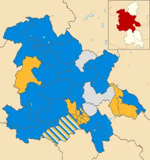 2003 results map