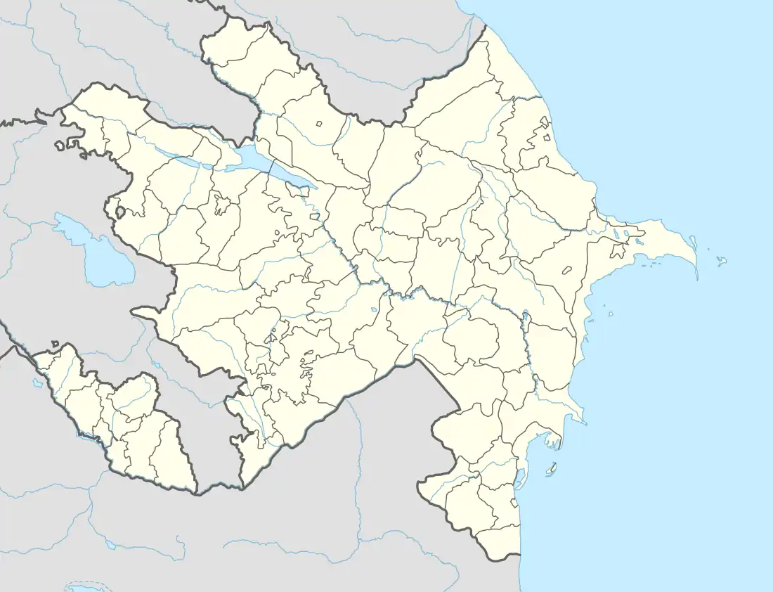 Uludüz is located in Azerbaijan