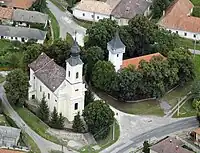 Aerial view of Bánhorváti