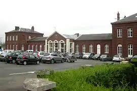 The railway station in Serqueux