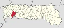 Location in Ialomița County