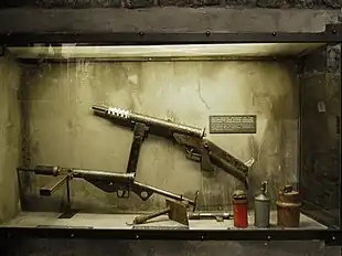 Sten and Błyskawica submachine guns