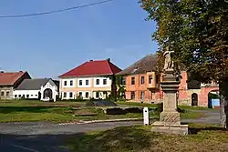 Centre of Břvany