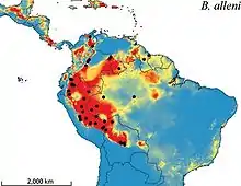 Map of range