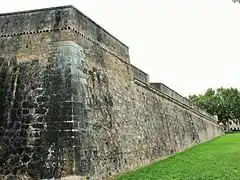 Strong north-eastern curtain wall