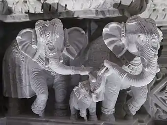 Mandir carving