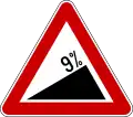 Steep ascent