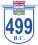 Highway 499 marker