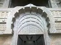 Floral Carving over chaitya doorway