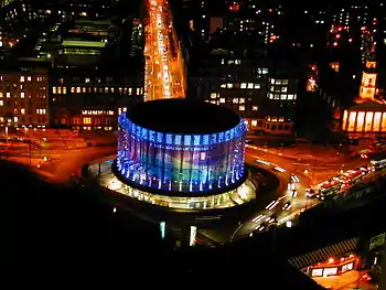 Image 1London IMAX has the largest cinema screen in Britain with a total screen size of 520 m2. (from Film industry)