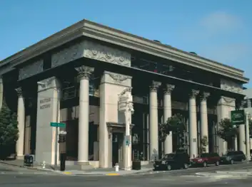 Maybeck's automobile dealership on Van Ness currently houses British Motor Car Distributors.