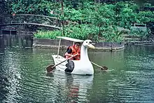 Boating at Hiraya's Kalinaw Lagoon