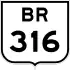 BR-316 shield}}