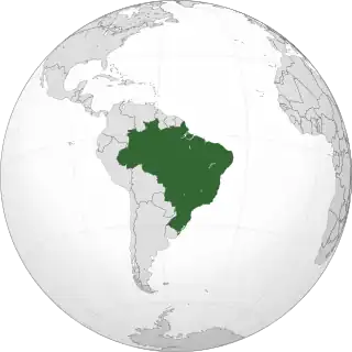 Location of Brazil