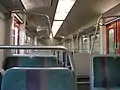 Interior of a S-Bahn Rhein-Main train