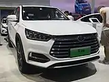 The front view of the BYD Song DM facelift