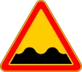 Uneven road