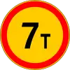 3.11.2 Vehicle weight limit (temporary)