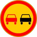 3.20.2 Overtaking is prohibited (temporary)