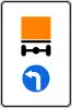 4.9.1 Direction of movement of vehicles with dangerous goods (turn left)