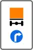 4.9.3 Direction of movement of vehicles with dangerous goods (turn right)