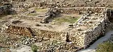 View of the temple's inner rooms’ foundations