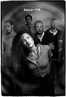 Rob Steen, Caroline Crawley, Jemaur Tayle, Roberto Soave, and Boris Williams: Babacar (pictured 1998)