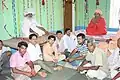 Shri Shri 1008, Shukhveer Nath, Ji Maharaj & Baba Bakhtawar Nath Ji Maharaj and other devotees in temple