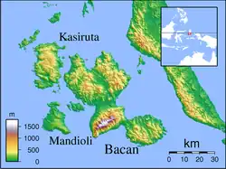 Labuha is located in Bacan Islands