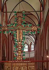 Triumphal cross (Christ's side) in Doberan Minster
