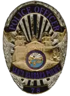 Badge of the Santa Barbara Police Department since 1990