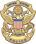 Badge of a USPP officer