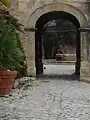 The entrance to Scopello's baglio