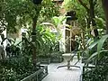 The courtyard and garden of the Small Riad