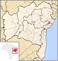 Location of Alagoinhas