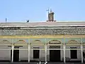 A glimpse of the minaret of the palace mosque, seen from the Grand Courtyard