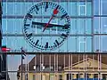 Aarau station clock with a 9 m diameter