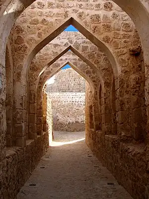 Archways present in the fort