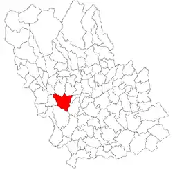 Location in Prahova County