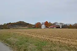 Along Bailor Road, north of Laurelville