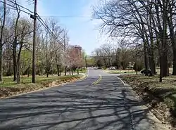 County Route 527A southbound, approaching Baird Road