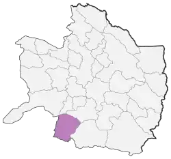 Location of Bajestan County in Razavi Khorasan province