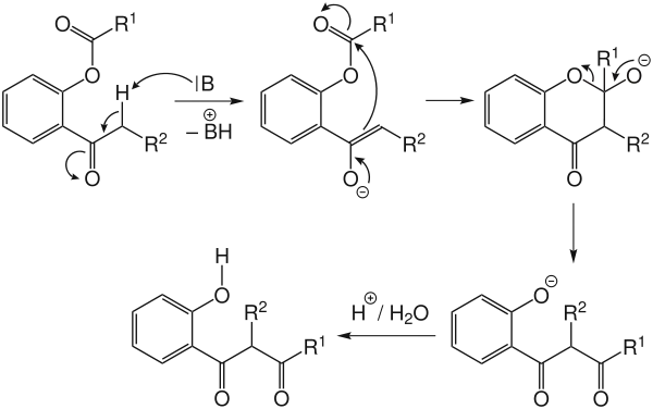 The Baker-Venkataraman rearrangement mechanism