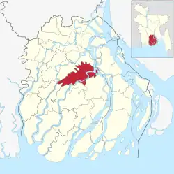 Location of Bakerganj