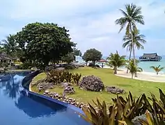 Resort grounds in Balesin