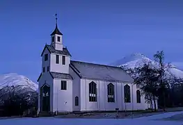 Balsfjord Church and in November 2014