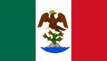 Flag of the First Mexican Empire (1821-1823)